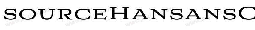 sourceHansansCNVF BO字体转换